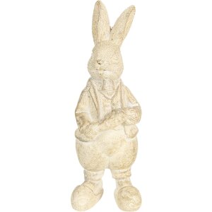 Decoración conejo 6x6x13 cm blanco 6PR3096W