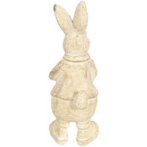 Decoración conejo 6x6x13 cm blanco 6PR3096W
