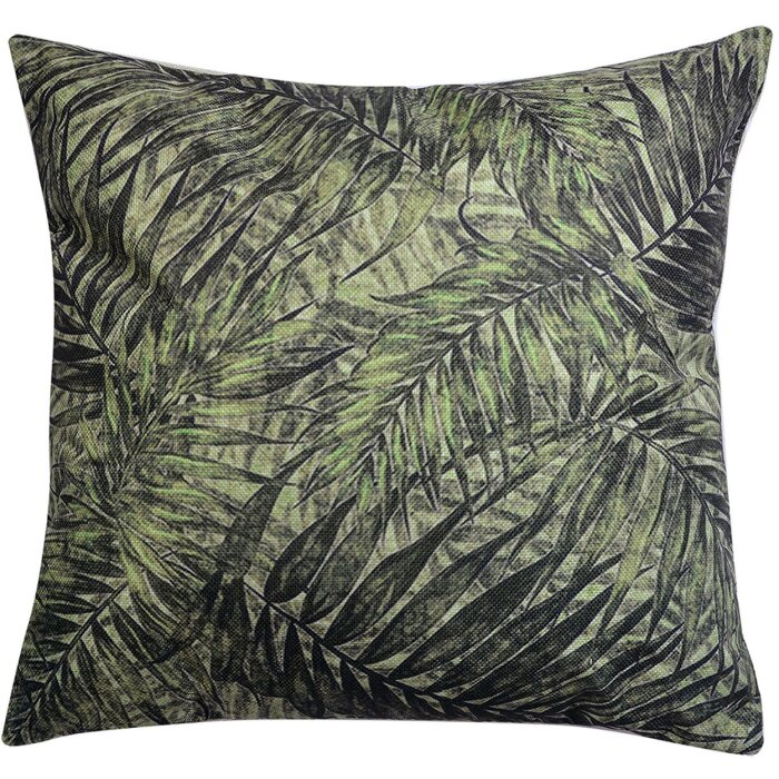 Cojín relleno 43x43 cm verde KG023.077