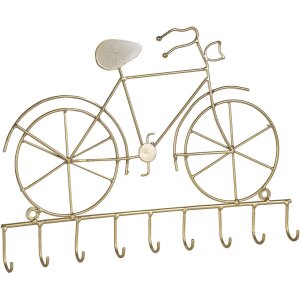 Clayre & Eef 6Y1385GO Llavero 32x23 cm Bicicleta de...