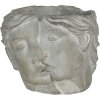 Maceta 16x14x13 cm gris 6TE0319S
