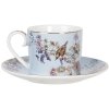 Taza de café con platillo 11x8x7 - Ø 16x2 cm - 0.22L multicolor 6CE1172
