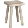 Mesa jardinera 18x18x26 cm marrón 6H1953