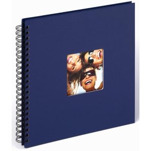 Walther Álbum espiral Fun azul 30x30 cm 50 páginas negras