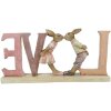 Decoración Conejo 19x3x9 cm rosa 6PR3289