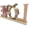 Decoración Conejo 19x3x9 cm rosa 6PR3289