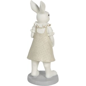 Decoración conejo niña 9x8x20 cm multicolor 6PR3175