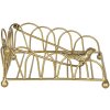 Servilletero 20x20x9 cm dorado 60057GO