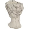 Maceta 18x17x25 cm gris 6TE0307