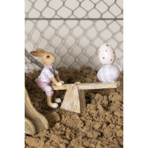 Decoración Conejo 16x3x12 cm rosa 6PR3283