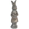 Decoración Conejo 10x6x21 cm marrón 6PR3088CH
