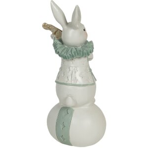 Decoración conejo 8x7x17 cm multicolor 6PR3157