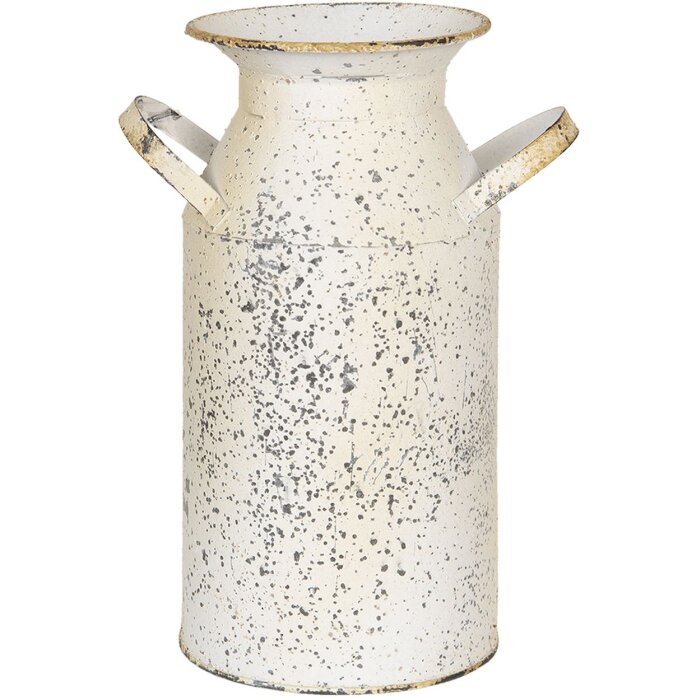 Decoración jarra de leche 15x11x23 cm gris 6Y4193