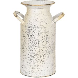 Decoración jarra de leche 15x11x23 cm gris 6Y4193