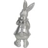 Clayre & Eef 6PR3095ZI Accesorios para el hogar Conejo 22 cm Plateado