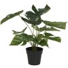 Decoración planta artificial Monstera Deliciosa 30x30x34 cm verde 6PL0215