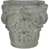Maceta 17x17x16 cm gris 6TE0333
