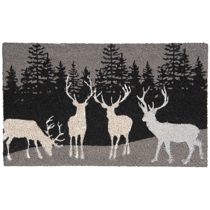 Felpudo 75x45x1 cm gris MC173