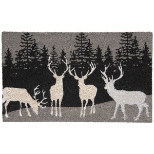 Felpudo 75x45x1 cm gris MC173