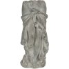 Maceta 13x13x29 cm gris 6TE0326S