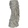 Maceta 13x13x29 cm gris 6TE0326S