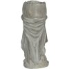 Maceta 13x13x29 cm gris 6TE0326S