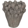 Maceta Ø 23x25 cm gris 6TE0357