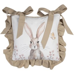 Funda de cojín para silla 40x40 cm beige REB25
