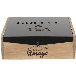 Clayre & Eef 6H1931 Caja de té rectangular de...