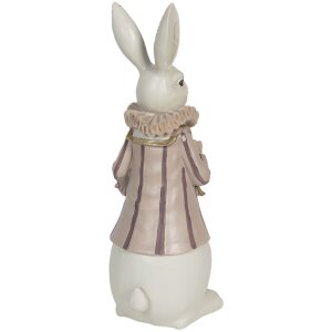Decoración Conejo 11x10x27 cm multicolor 6PR3152