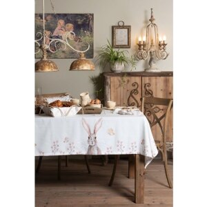 Mantel 100x100 cm beige REB01