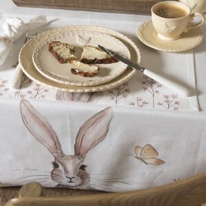 Mantel 100x100 cm beige REB01