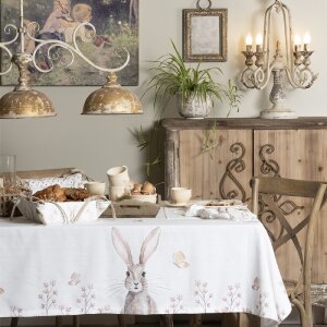 Mantel 100x100 cm beige REB01