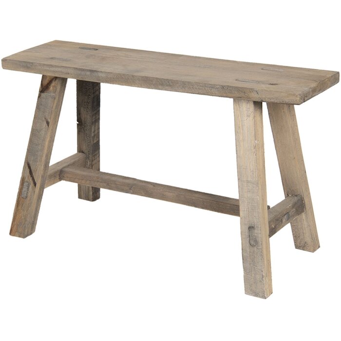Mesa jardinera 60x18x24 cm marrón 6H1955
