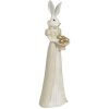 Clayre & Eef 6PR3177 Decoración conejo niña 11x10x37 cm multicolor