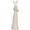 Clayre & Eef 6PR3177 Decoración conejo niña 11x10x37 cm multicolor