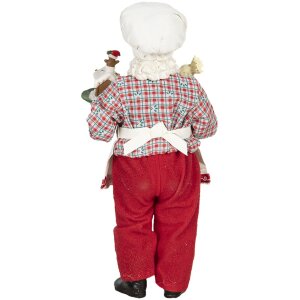Decoración Papá Noel 13x10x28 cm multicolor 64648