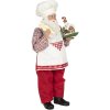 Decoración Papá Noel 13x10x28 cm multicolor 64648