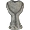 Maceta 19x13x34 cm gris 6TE0318L