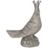 Decoración pájaro 19x10x24 cm blanco 6PR2868