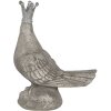 Decoración pájaro 19x10x24 cm blanco 6PR2868