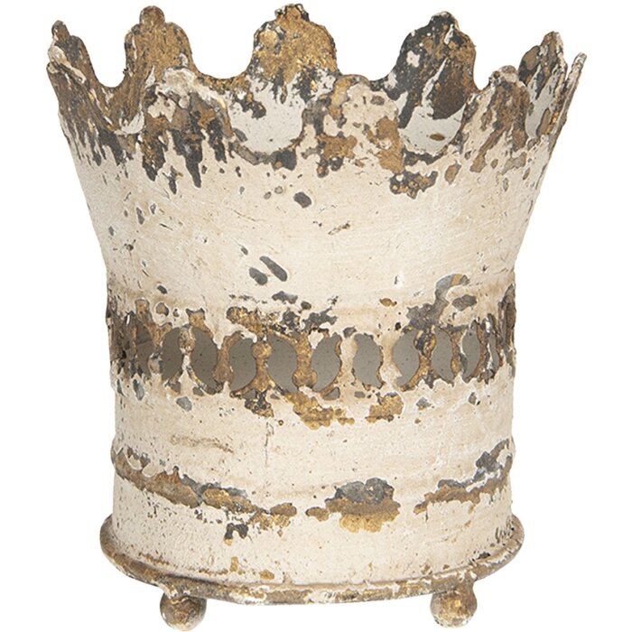 Portacandelitas - portavelas Ø 14x15 cm beige 6Y3980