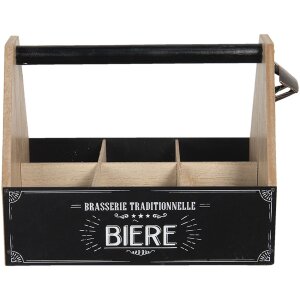 Botellero con abrebotellas 29x19x20 cm marrón 6H1930