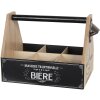 Botellero con abrebotellas 29x19x20 cm marrón 6H1930