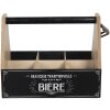 Botellero con abrebotellas 29x19x20 cm marrón 6H1930