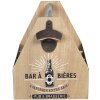 Botellero con abrebotellas 29x19x20 cm marrón 6H1930