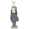 Decoración conejo niño 11x10x37 cm multicolor 6PR3182