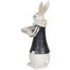 Decoración Conejo Niña 15x13x37 cm multicolor 6PR3164