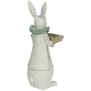 Decoración Conejo Niña 15x13x37 cm multicolor 6PR3155
