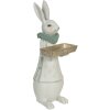 Decoración Conejo Niña 15x13x37 cm multicolor 6PR3155